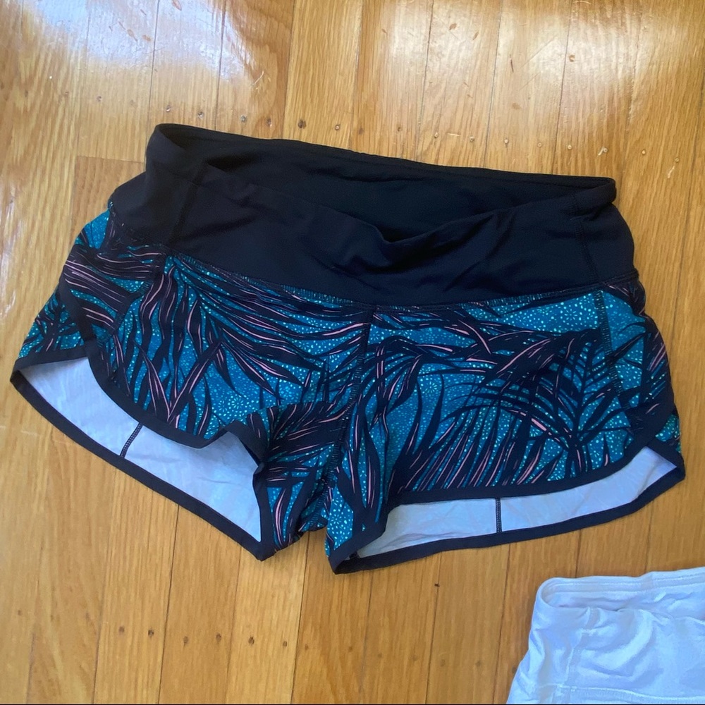 Lululemon 2.5 Speed Up Lined Running Shorts Womens Size 4 Regular